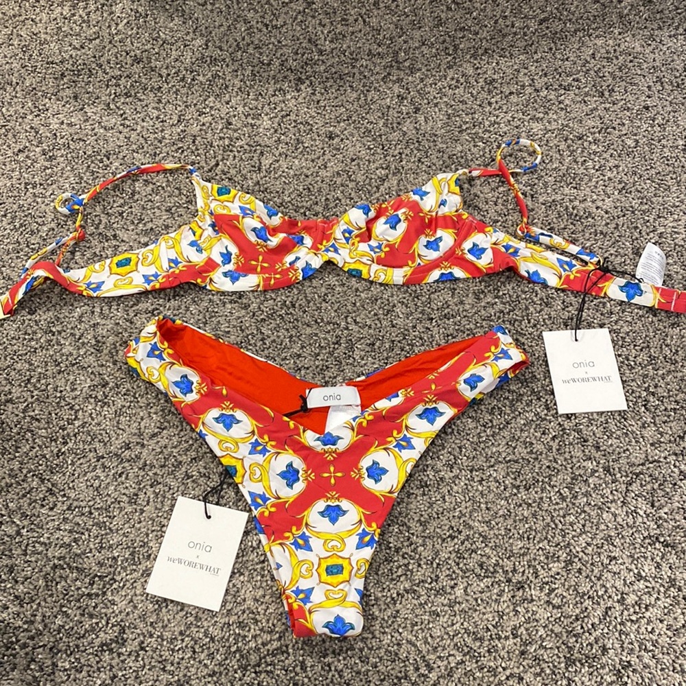 Onia x weworewhat bikini size xs